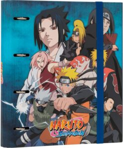 Grupo Erik Shippuden Naruto Manga Archivador 4 anillas - Carpeta anillas A4