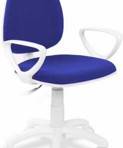 Adec Group Dolphin, Silla de Escritorio Giratoria, Silla Juvenil de Oficina, Acabado en Azul, Medidas: 47 cm (Ancho) 42 cm (Fondo) x 89-98 cm (Alto)