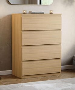 Vida Designs - Cajonera Denver Pine con 4 cajones