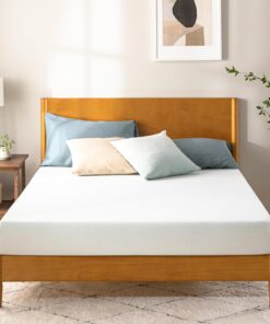 Zinus Colchón Viscoelástico 135x190 cm - 11 cm Altura - Firmeza Media - Transpirable & Hipoalergénico - Té Verde para Frescura Duradera - Oeko-Tex® Certificado