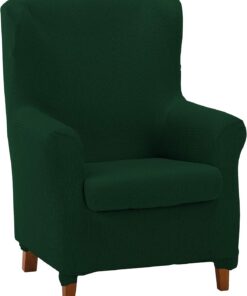 Martina Home Funda Sillón Túnez Orejero Dúplex Verde Botella