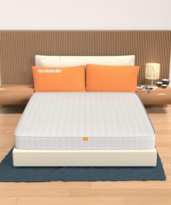 Miasuite Primavera H14 Colchón 90x195 cm, altura 14 cm - Plegable, Waterfoam, Hipoalergénico y Antiácaros, Made in Italy