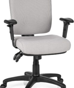 hjh OFFICE - 702250 Zenit Base Silla de Oficina giratoria, Tejido Gris