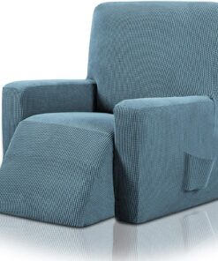 Fundas Decorativas para Sillones Relax Jacquard Fundas de Sillón Poliéster Fundas de Sofá, Azul Verde