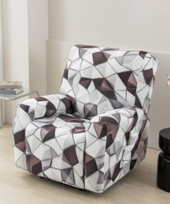 LiveGo Funda de sillón reclinable de jacquard elástico para sillón reclinable de 1, 2, 3 plazas, funda de muebles lavable para Lazyboy, sillones eléctricos y fundas de sofá compatibles