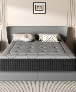 DEWINNER Colchón 105x190 | Colchón Híbrido Viscoelástico con Muelles Ensacados | Altura 30 cm | Absorbe la Humedad | Transpirable | Hipoalergénico y Antibacteriano | Cama Individual