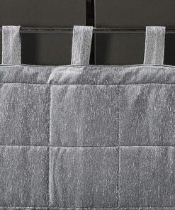 Linder - Cabecero de Cama con Patas (1 27% algodón, 18% poliéster, 55% poliéster, 100% poliéster, 160 x 70 cm), Color Gris