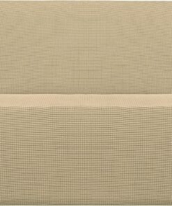Easy-Going Funda elástica para sofá, 1 Pieza, Protector de Muebles, Suave, Parte Inferior elástica, Espuma Antideslizante, para niños, Tela Jacquard de Elastano a Cuadros pequeños (sofá biplaza,