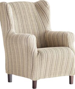 Martina Home Funda de Sillón Orejero elástica Modelo MEJICO, Color Beige