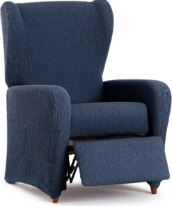 ECOMMERC3 | Funda Sillón Relax Universal y Versátil – Funda Sillón Color Azul Protector Fácil de Colocar para Respaldo, Asiento y Brazos