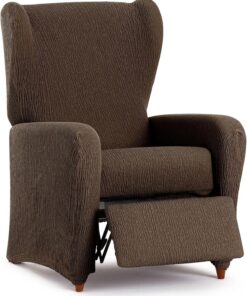 ECOMMERC3 | Funda Sillón Relax Universal y Versátil – Funda Sillón Color Marrón Protector Fácil de Colocar para Respaldo, Asiento y Brazos