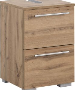 Schildmeyer Carlos 148584 Mueble para Lavabo, decoración Roble rústico, 40,2 x 59,1 x 35 cm