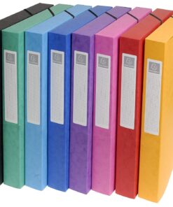 Exacompta 50300E - Pack de 8 carpetas de proyecto, Multicolor
