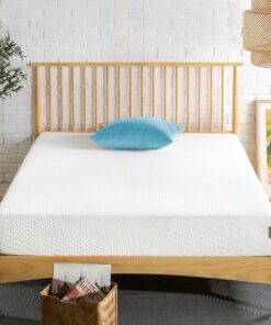 Zinus Colchón de Espuma viscoelástica con té Verde Essential | Adaptable de 7 Zonas | 150 x 190 cm | Altura de 20 cm | Asequible | Oeko-Tex