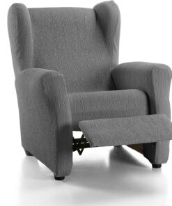 Martina Home Emilia Funda Sillón Relax, Tela, Gris, 33x8x42 cm