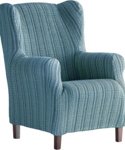 Martina Home Funda de Sillón Orejero elástica Modelo MEJICO, Color Azul