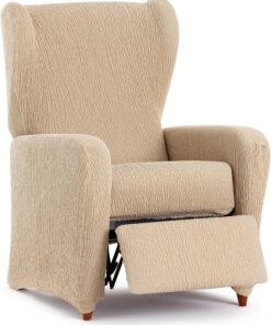 ECOMMERC3 | Funda Sillón Relax Universal y Versátil – Funda Sillón Color Beige Protector Fácil de Colocar para Respaldo, Asiento y Brazos